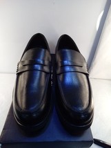 Bruno Marc Men Loafer Shoes Black Size 9.5 098ap - £21.18 GBP