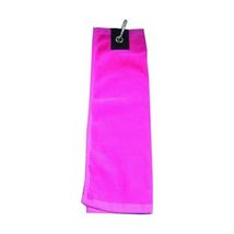 Longridge Three Fold Golf Towel - Pink  - $34.00