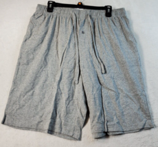 U2SKIIN Sleepwear Shorts Men Size Large Gray 100% Cotton Slash Pocket Dr... - $23.12