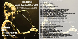 Lisa Gerrard Complete Discography MP3 35CD releases on 2x DVD Albums singles eps - £14.30 GBP