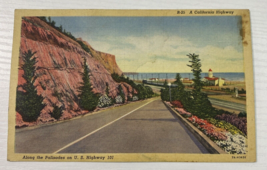 California, Along The Palisades On US Highway 101, Antique, Vintage Postcard - £2.32 GBP