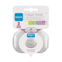 MAM Nipple Sheild Size Small (Size 1, 2 Pack)  - £15.86 GBP