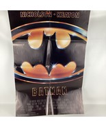 DC Comics Batman Movie Theater Poster 27&quot;X40&quot; Nicholson Keaton Vintage 1... - $49.45