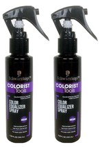 (2) Schwarzkopf Colorist Tools Hair Dye Color Equalizer Spray 3.38oz Even Result - $17.81