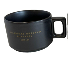 STARBUCKS Reserve Roastery CHICAGO 10 oz Charcoal Black Mug, New - €16,99 EUR
