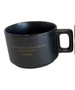 STARBUCKS Reserve Roastery CHICAGO 10 oz Charcoal Black Mug, New - $27.64 CAD