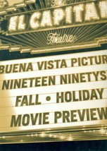 BUENA VISTA PICTURES 1996 Fall/Holiday nine movie preview press kit					 - $49.99