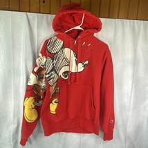 Champion X Disney Mickey Mouse Reverse Weave Sweatshirt Hoodie Mens Sz M Medium - £29.29 GBP