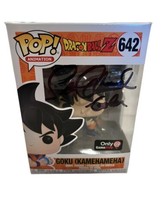 Funko Pop Animation Goku Kamehameha #642 Dragon Ball Z Sean Schemmel Autograph - £58.57 GBP