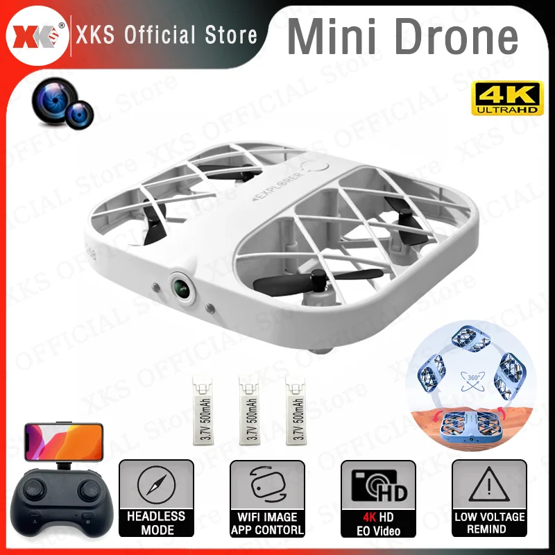New rc drone with 4k 8k hd camera wifi 6 axis 4ch remote app control headless thumb200