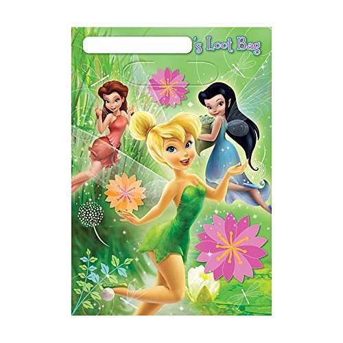 Tinkerbell Lootbags (8 Pack) - $2.29