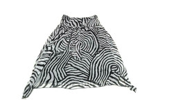 Ashley Stewart Light Airy Chiffon Lined Black White Sash Maxi Long Skirt Size 3X - £12.50 GBP