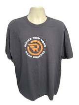 NYRR Rising New York Road Runners Adult Gray 2XL TShirt - £13.97 GBP