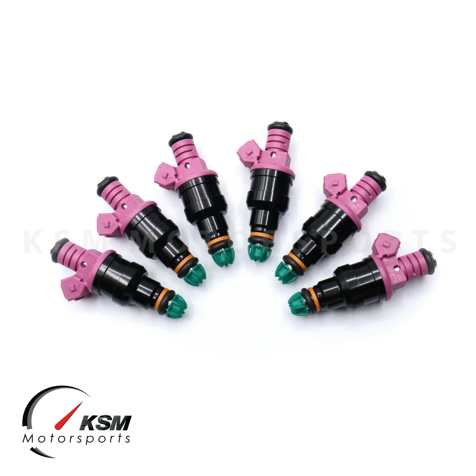 6 x Fuel Injectors fit OEM Bosch 0280150440 fit 96-00 BMW 2.8L 3.2L I6 M52 S52 - $166.89