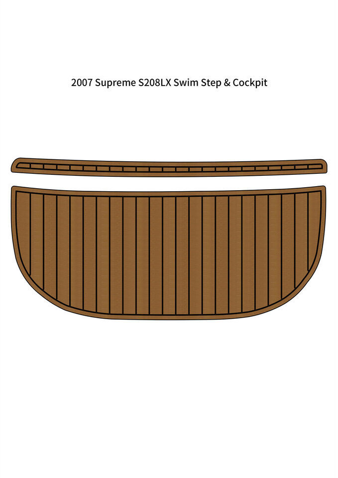 2007 Supreme S208LX Zwemmen Stap Platform Pad Boot Eva Foam Teak Deck Fl... - $228.69