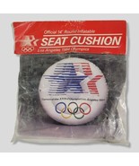 OLYMPICS OFFICIAL1984 LOS ANGELES ROUND 14&quot;  INFLATABLE SEAT CUSHION SEA... - £6.24 GBP