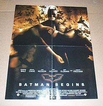 Batman Begins Movie Warner Bros Poster:Christian Bale - $40.00