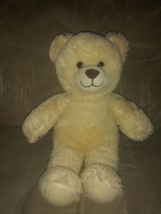 Build A Bear Workshop Teddy Bear Plush 15&quot; Cream Beige Stuffed Animal BAB Paw... - £13.92 GBP