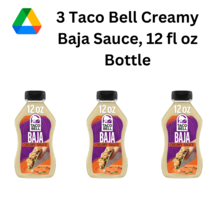3 taco bell creamy baja sauce  12 fl oz bottle thumb200