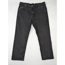 Wrangler Mens Black Jeans 40 X 30 Cotton Blend - $19.68