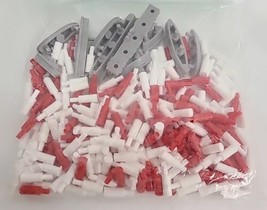 10 Battleship Ships Pegs Replacement Pieces Parts Red White - $9.20