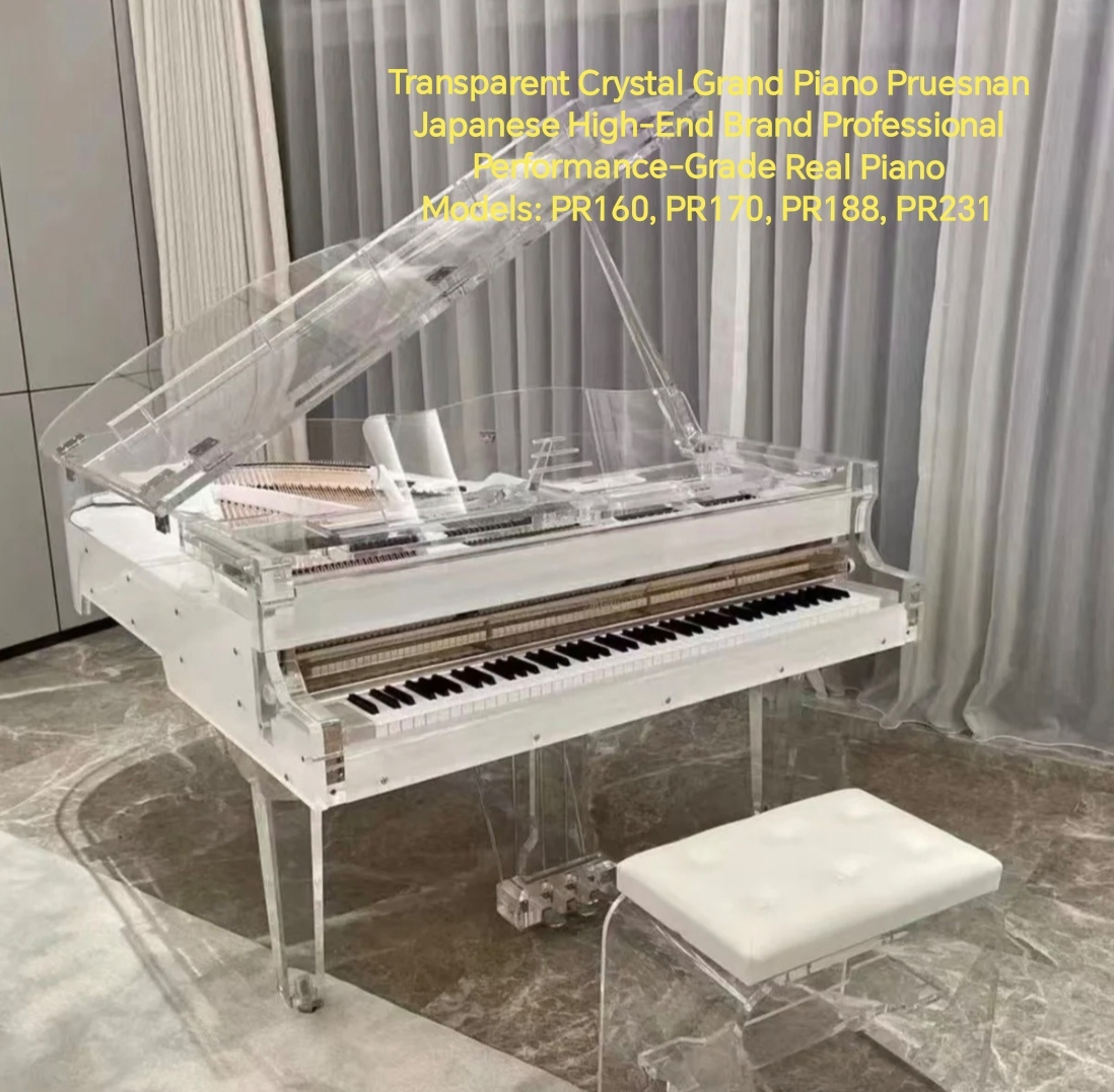 High End Transparent Crystal Grand Piano Pruesnan Japanese Brand, Model:... - $26,790.00