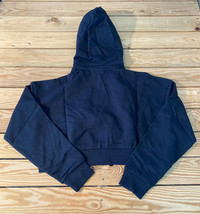 napapijri NWT women’s boxed crop hoodie sweatshirt Size S black s11 - £102.33 GBP