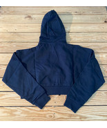 napapijri NWT women’s boxed crop hoodie sweatshirt Size S black s11 - £99.90 GBP