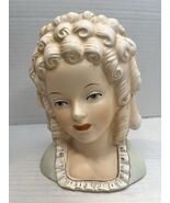 Vintage Napco Napcoware C5708 1962 Lady Head Vase Marie Antoinette Style - $103.85 CAD