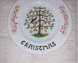 Partrage in a Pear Vintage Plate 1987 Christmas Biedermann Made in West ... - $29.99