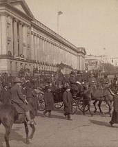 President Theodore Roosevelt rides to US Capitol for Inauguration Photo Print - £6.92 GBP