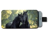 Black Horses Pull-up Mobile Phone Bag - £15.95 GBP