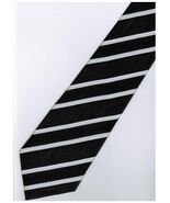 EB5 Black White Necktie - $19.99