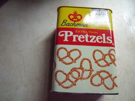 Bachman Pretzel Tin Bank New In Box-vintage - £22.35 GBP