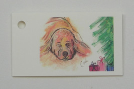 Basset Hound Dog Art Christmas Holiday Gift Tags Solomon - £5.91 GBP