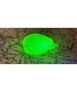 Czech Uranium glass hedgehog figure collectible - $1,453.73 MXN