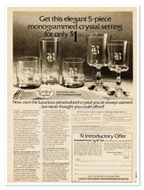 Print Ad Homeward House Litchford Crystal 1975 Newsprint Advertisement - $180.65 MXN