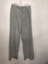 Calvin Klein Women&#39;s Gray Dress Slacks Pleated Wide Leg 8 NWT - £23.53 GBP