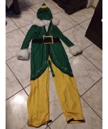 Men&#39;s Buddy the Elf Costume One Piece Pajamas Large Under Boss - $865.01 MXN