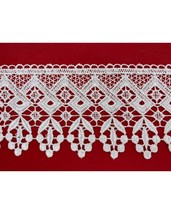 Hole embroidery lace macrame decorative ribbon high 8 cm SWEET TRIMS MAG307-
... - £1.40 GBP