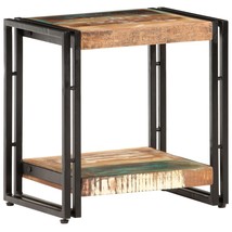 Side Table 40x30x40 cm Solid Reclaimed Wood - £42.63 GBP