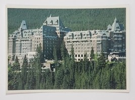 Postcard Banff Springs Hotel National Park Canada Rockies Unposted - £9.11 GBP