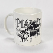 Grand Piano Ceramic Coffee Cup Mug Concert Recital Vintage - $19.80