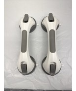 Shower Handle Suction Grab Bar - 2 Pack - 12&quot; - Bathroom Safety Grip Grey - $15.79