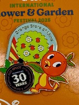 Disney Parks Orange Bird Epcot Flower Garden Festival 30th LR Pin State ... - $30.68