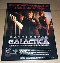 Battlestar Galactica Collectible Card Game Ccg Promo Poster - £31.90 GBP
