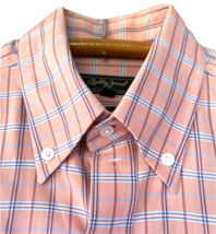 Bobby Jones Shirts Mens MEDIUM 15.5 - 16 Button Down Woven In Italy Lot of 2 - £62.04 GBP