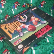 Super Play Action Football Super Nintendo SNES 1992 Factory Sealed Damaged Box - £78.65 GBP