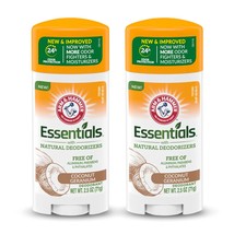 ARM & HAMMER Essentials Deodorant - Made with Natural Deodorizers - Coconut Gera - $26.99