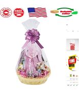 Clear Cellophane Gift Bags - 10 Pack, Easy Pre-Cut Wrapping for Parties - $227.90 MXN